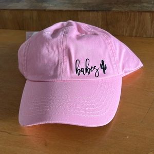 Pink babes hat